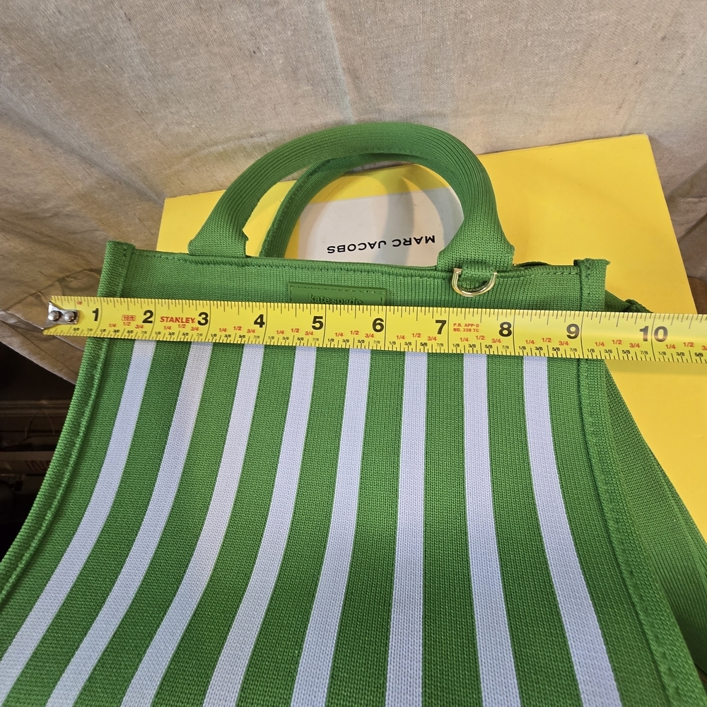 Kate Spade Vibrant Green and White Tote - Picture 7 of 8